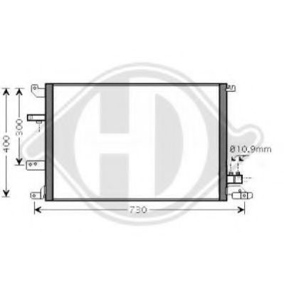 DIEDERICHS 8766005 Конденсатор, кондиционер для VOLVO (Вольво) DIEDERICHS 8766005 Конденсатор, кондиционер для VOLVO (Вольво)