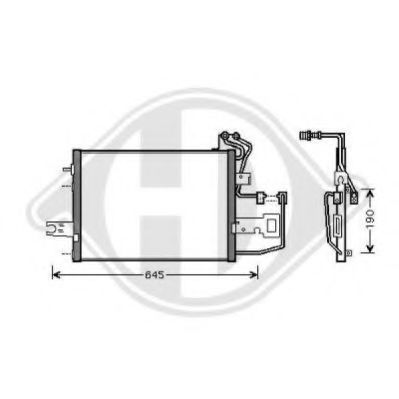 DIEDERICHS 8782007 Конденсатор, кондиционер для SKODA FELICIA II (Шкода Фелиция 2) DIEDERICHS 8782007 Конденсатор, кондиционер для SKODA FELICIA II (Шкода Фелиция 2)
