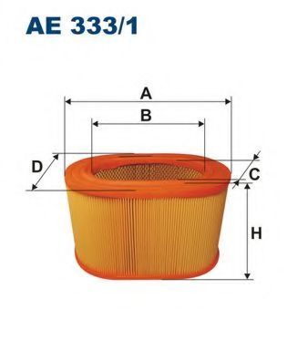 FILTRON AE333/1 Воздушный фильтр для MITSUBISHI (Митсубиши/митсубиси) FILTRON AE333/1 Воздушный фильтр для MITSUBISHI (Митсубиши/митсубиси)