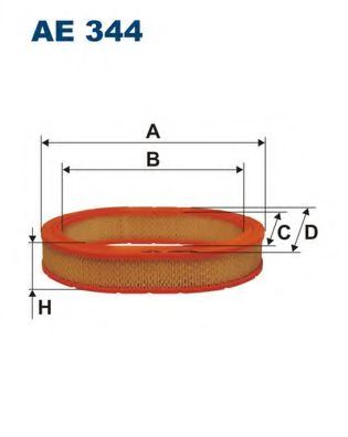 FILTRON AE344 Воздушный фильтр для FIAT (Фиат) FILTRON AE344 Воздушный фильтр для FIAT (Фиат)