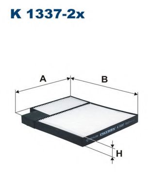 FILTRON K1337-2x Фильтр, воздух во внутренном пространстве для KIA (Киа) FILTRON K1337-2x Фильтр, воздух во внутренном пространстве для KIA (Киа)