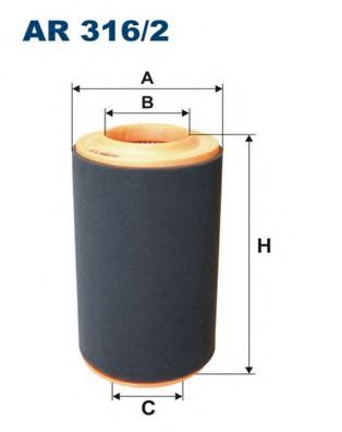 FILTRON AR316/2 Воздушный фильтр для FIAT (Фиат) FILTRON AR316/2 Воздушный фильтр для FIAT (Фиат)
