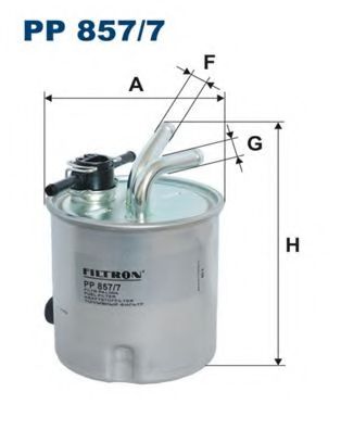 FILTRON PP857/7 Топливный фильтр для NISSAN NP300 (Ниссан Нп300) FILTRON PP857/7 Топливный фильтр для NISSAN NP300 (Ниссан Нп300)