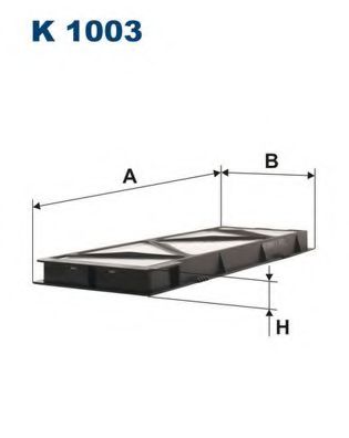 FILTRON K1003 Фильтр, воздух во внутренном пространстве для AUDI (Ауди) FILTRON K1003 Фильтр, воздух во внутренном пространстве для AUDI (Ауди)