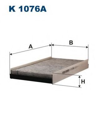 FILTRON K1076A Фильтр, воздух во внутренном пространстве для FIAT MULTIPLA (Фиат Мултипла)