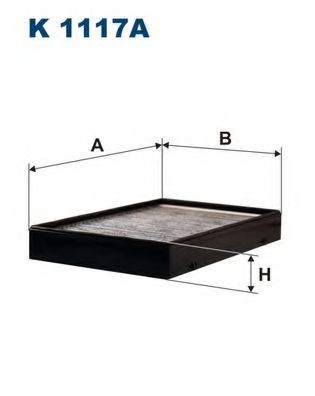 FILTRON K1117A Фильтр, воздух во внутренном пространстве для VOLVO S90 (Вольво С90)