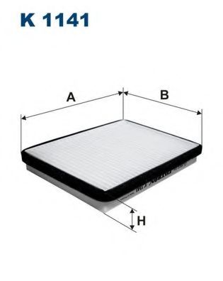 FILTRON K1141 Фильтр, воздух во внутренном пространстве для LADA 112 (Лада 112)