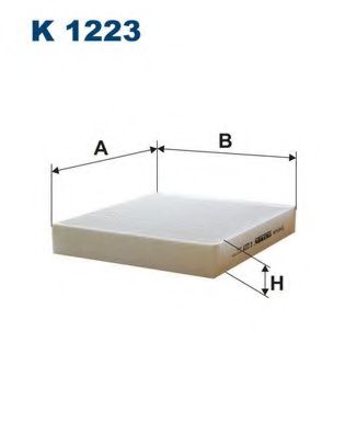 FILTRON K1223 Фильтр, воздух во внутренном пространстве для CHEVROLET TRACKER (Шевроле Траcкэр)