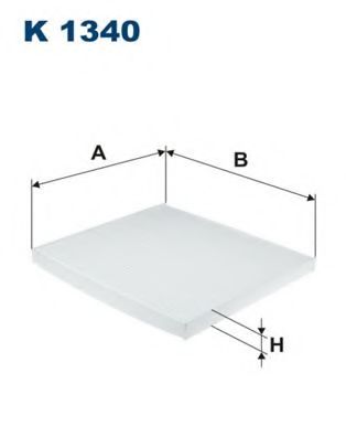 FILTRON K1340 Фильтр, воздух во внутренном пространстве для HYUNDAI GRAND SANTA F (Хендай Гранд санта ф)