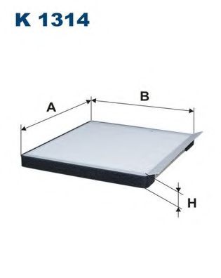 FILTRON K1314 Фильтр, воздух во внутренном пространстве для HYUNDAI ELANTRA GT (Хендай Элантра джити)