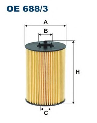 FILTRON OE688/3 Масляный фильтр для VOLKSWAGEN (Фольксваген) FILTRON OE688/3 Масляный фильтр для VOLKSWAGEN (Фольксваген)