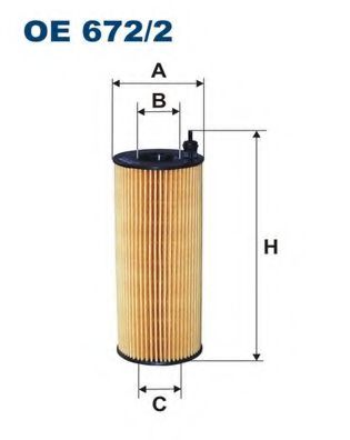 FILTRON OE672/2 Масляный фильтр для BMW (Бмв) FILTRON OE672/2 Масляный фильтр для BMW (Бмв)