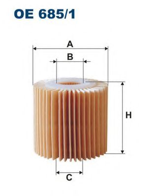 FILTRON OE685/1 Масляный фильтр для LEXUS (Лексус) FILTRON OE685/1 Масляный фильтр для LEXUS (Лексус)