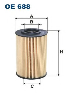 FILTRON OE688 Масляный фильтр для VOLKSWAGEN (Фольксваген) FILTRON OE688 Масляный фильтр для VOLKSWAGEN (Фольксваген)