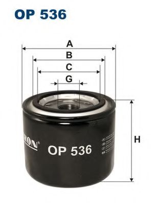 FILTRON OP536 Масляный фильтр для MITSUBISHI ETERNA III (Митсубиши/митсубиси Этэрна 3) FILTRON OP536 Масляный фильтр для MITSUBISHI ETERNA III (Митсубиши/митсубиси Этэрна 3)