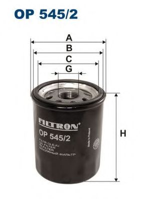 FILTRON OP545/2 Масляный фильтр для FIAT 500 C (Фиат 500 c) FILTRON OP545/2 Масляный фильтр для FIAT 500 C (Фиат 500 c)