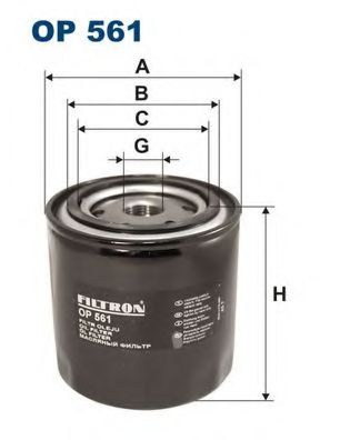 FILTRON OP561 Масляный фильтр для OPEL COMMODORE B (Опель Cоммодорэ б) FILTRON OP561 Масляный фильтр для OPEL COMMODORE B (Опель Cоммодорэ б)
