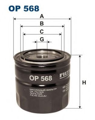 FILTRON OP568 Масляный фильтр; Масляный фильтр, ступенчатая коробка передач для VOLVO S40 I (Вольво С40 и) FILTRON OP568 Масляный фильтр; Масляный фильтр, ступенчатая коробка передач для VOLVO S40 I (Вольво С40 и)