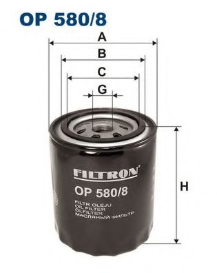 FILTRON OP580/8 Масляный фильтр для LAND ROVER DEFENDER (Ленд ровер/лэнд ровер Дэфэндэр) FILTRON OP580/8 Масляный фильтр для LAND ROVER DEFENDER (Ленд ровер/лэнд ровер Дэфэндэр)