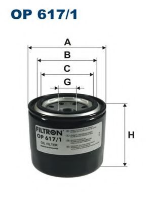 FILTRON OP617/1 Масляный фильтр для HYUNDAI SANTA FE III (Хендай Санта фэ3) FILTRON OP617/1 Масляный фильтр для HYUNDAI SANTA FE III (Хендай Санта фэ3)