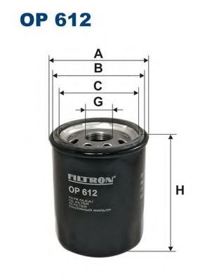 FILTRON OP612 Масляный фильтр для NISSAN MARCH III (Ниссан Марч 3) FILTRON OP612 Масляный фильтр для NISSAN MARCH III (Ниссан Марч 3)