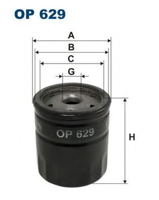 FILTRON OP629 Масляный фильтр для ROVER (Ровер) FILTRON OP629 Масляный фильтр для ROVER (Ровер)
