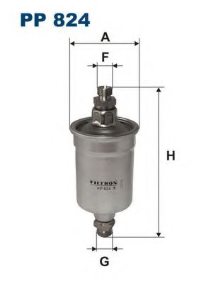 FILTRON PP824 Топливный фильтр для VOLKSWAGEN CARIBE I (Фольксваген Cарибэ и) FILTRON PP824 Топливный фильтр для VOLKSWAGEN CARIBE I (Фольксваген Cарибэ и)