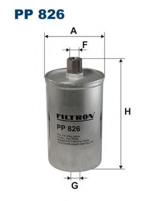 FILTRON PP826 Топливный фильтр для AUDI 4000 (Ауди 4000) FILTRON PP826 Топливный фильтр для AUDI 4000 (Ауди 4000)