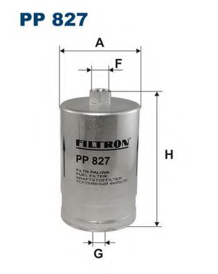 FILTRON PP827 Топливный фильтр для JAGUAR VANDEN PLAS (Ягуар Vандэн плас) FILTRON PP827 Топливный фильтр для JAGUAR VANDEN PLAS (Ягуар Vандэн плас)