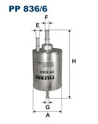 FILTRON PP836/6 Топливный фильтр для AUDI R8 SPYDER (Ауди Р8 спъдэр) FILTRON PP836/6 Топливный фильтр для AUDI R8 SPYDER (Ауди Р8 спъдэр)