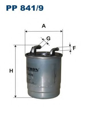 FILTRON PP841/9 Топливный фильтр для MERCEDES-BENZ SPRINTER 5-T (Мэрcэдэс-бэнз Спринтэр 5-т) FILTRON PP841/9 Топливный фильтр для MERCEDES-BENZ SPRINTER 5-T (Мэрcэдэс-бэнз Спринтэр 5-т)