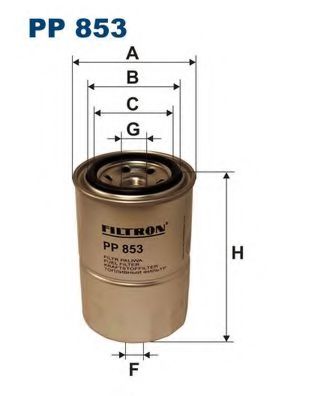 FILTRON PP853 Топливный фильтр для KIA CERES (Киа Cэрэс) FILTRON PP853 Топливный фильтр для KIA CERES (Киа Cэрэс)