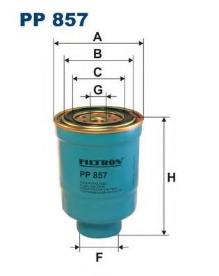 FILTRON PP857 Топливный фильтр для NISSAN (Ниссан) FILTRON PP857 Топливный фильтр для NISSAN (Ниссан)