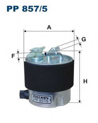 FILTRON PP857/5 Топливный фильтр для NISSAN MURANO (Ниссан Мурано) FILTRON PP857/5 Топливный фильтр для NISSAN MURANO (Ниссан Мурано)