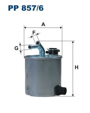 FILTRON PP857/6 Топливный фильтр для NISSAN NP300 (Ниссан Нп300) FILTRON PP857/6 Топливный фильтр для NISSAN NP300 (Ниссан Нп300)