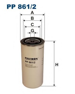 FILTRON PP861/2 Топливный фильтр для IVECO EUROTECH MH (Ивеко Эуротэч мх) FILTRON PP861/2 Топливный фильтр для IVECO EUROTECH MH (Ивеко Эуротэч мх)