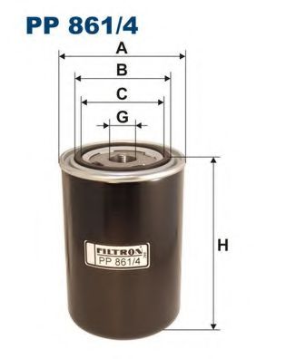 FILTRON PP861/4 Топливный фильтр для DAF 95 XF (Даф 95 xф) FILTRON PP861/4 Топливный фильтр для DAF 95 XF (Даф 95 xф)