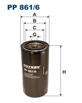 FILTRON PP861/6 Топливный фильтр для DAF LF 45 (Даф Лф 45) FILTRON PP861/6 Топливный фильтр для DAF LF 45 (Даф Лф 45)