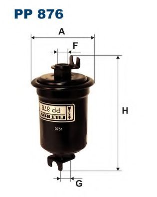 FILTRON PP876 Топливный фильтр для MITSUBISHI STARION (Митсубиши/митсубиси Старион) FILTRON PP876 Топливный фильтр для MITSUBISHI STARION (Митсубиши/митсубиси Старион)