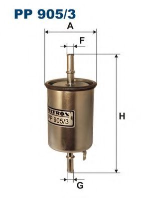 FILTRON PP905/3 Топливный фильтр для DAEWOO KALOS (Дэу Калос) FILTRON PP905/3 Топливный фильтр для DAEWOO KALOS (Дэу Калос)