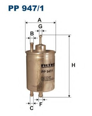 FILTRON PP947/1 Топливный фильтр для CHRYSLER CROSSFIRE (Крайслер Cроссфирэ) FILTRON PP947/1 Топливный фильтр для CHRYSLER CROSSFIRE (Крайслер Cроссфирэ)