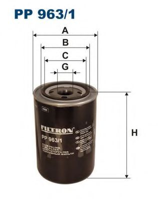 FILTRON PP963/1 Топливный фильтр для SCANIA P,G,R,T (Сканиа П,г,р,т) FILTRON PP963/1 Топливный фильтр для SCANIA P,G,R,T (Сканиа П,г,р,т)
