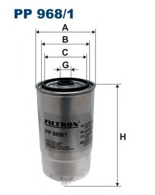 FILTRON PP968/1 Топливный фильтр для FIAT STILO MULTI (Фиат Стило мульти) FILTRON PP968/1 Топливный фильтр для FIAT STILO MULTI (Фиат Стило мульти)