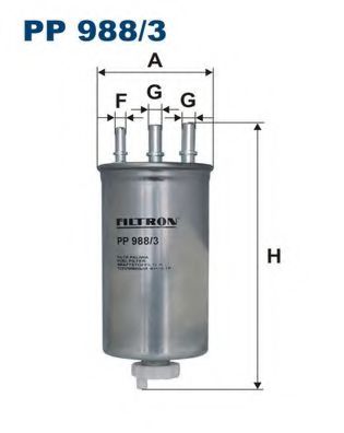 FILTRON PP988/3 Топливный фильтр для DACIA SANDERO (Дача Сандэро) FILTRON PP988/3 Топливный фильтр для DACIA SANDERO (Дача Сандэро)