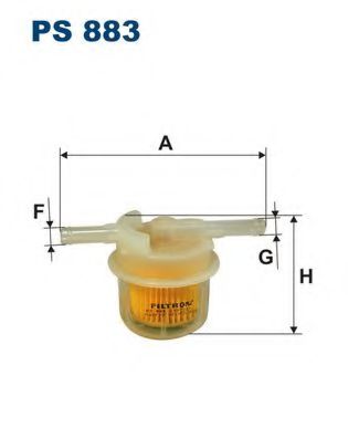 FILTRON PS883 Топливный фильтр для SUBARU (Субару) FILTRON PS883 Топливный фильтр для SUBARU (Субару)
