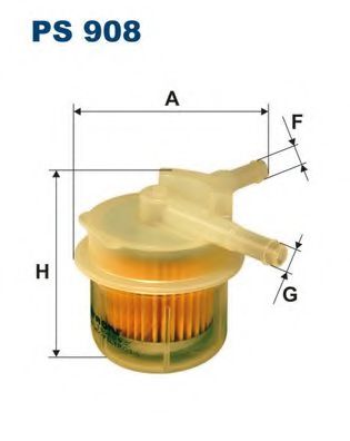 FILTRON PS908 Топливный фильтр для SUBARU (Субару) FILTRON PS908 Топливный фильтр для SUBARU (Субару)