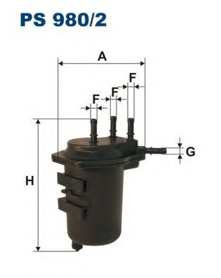 FILTRON PS980/2 Топливный фильтр для NISSAN CUBE (Ниссан Cубэ) FILTRON PS980/2 Топливный фильтр для NISSAN CUBE (Ниссан Cубэ)