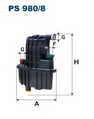FILTRON PS980/8 Топливный фильтр для RENAULT MODUS / GRAND MODUS (Рено Модус / гранд модус) FILTRON PS980/8 Топливный фильтр для RENAULT MODUS / GRAND MODUS (Рено Модус / гранд модус)