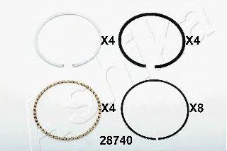 ASHIKA 31-28740 Поршневое кольцо 