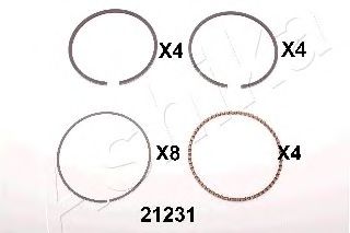 ASHIKA 34-21231 Поршневое кольцо для MITSUBISHI MONTERO (Митсубиши/митсубиси Монтэро) ASHIKA 34-21231 Поршневое кольцо для MITSUBISHI MONTERO (Митсубиши/митсубиси Монтэро)
